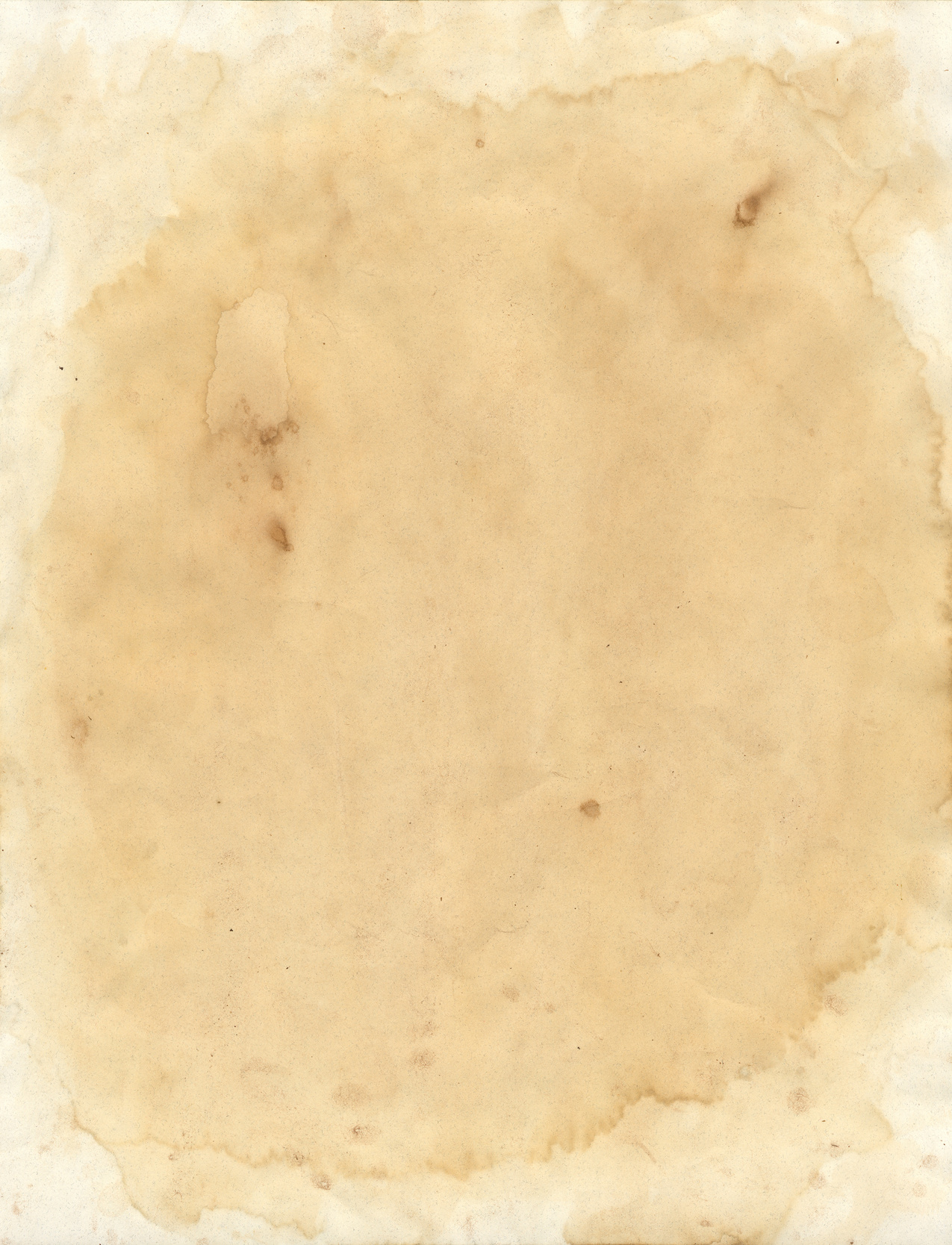 Wanted Poster Paper: Blank Beige and Brown-Stained Parchment